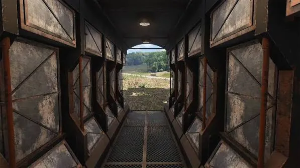 In-game view: Cargo drops